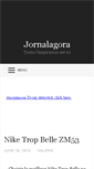 Mobile Screenshot of jornalagora.info